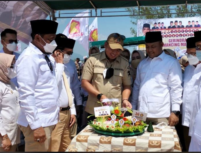 Lomba mancing HUT ke-14 Partai Gerindra, resmi dibuka Minggu (20/2/2022)